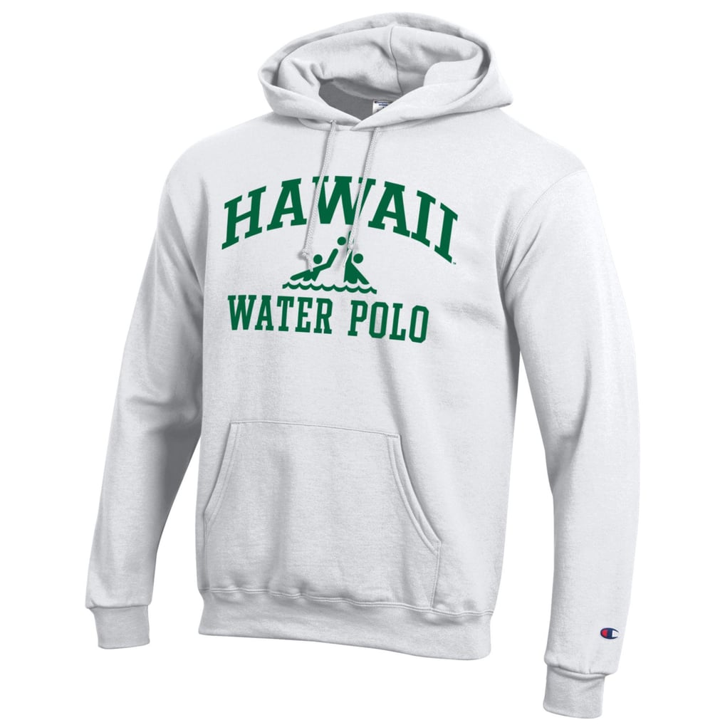  Hawaii Rainbow Warriors Champion Powerblend Pullover Hoodie - White